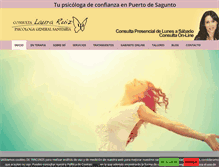 Tablet Screenshot of consultalauraruiz.com